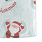 Santa Clause Making Snow Angels Microfiber Dish Towel - DETAIL