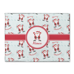 Santa Clause Making Snow Angels Microfiber Screen Cleaner w/ Name or Text