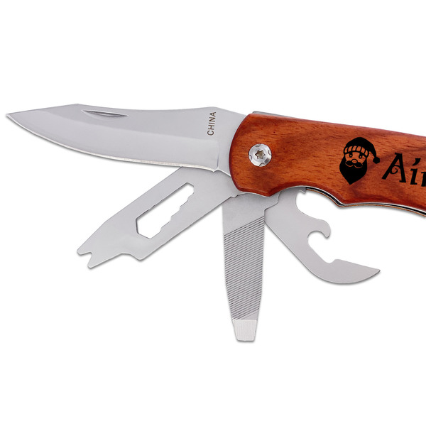 Santa Clause Making Snow Angels Multi-tool - DETAIL (knife end)