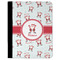 Santa Clause Making Snow Angels Padfolio Clipboards - Large - FRONT