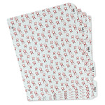 Santa Clause Making Snow Angels Binder Tab Divider - Set of 5 (Personalized)