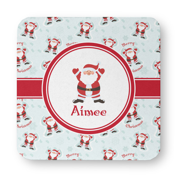 Santa Clause Making Snow Angels Paper Coasters - Approval
