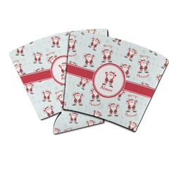 Santa Clause Making Snow Angels Party Cup Sleeve (Personalized)