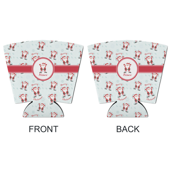 Santa Clause Making Snow Angels Party Cup Sleeves - with bottom - APPROVAL