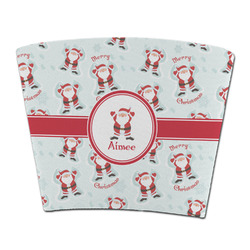 Santa Clause Making Snow Angels Party Cup Sleeve - without bottom (Personalized)