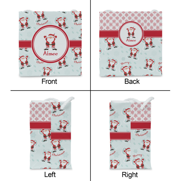 Santa Clause Making Snow Angels Party Favor Gift Bag - Gloss - Approval