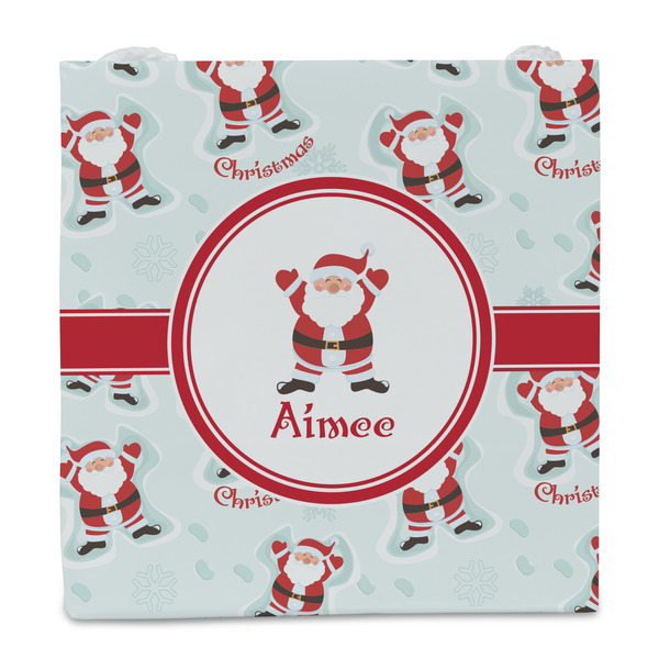 Santa Clause Making Snow Angels Party Favor Gift Bag - Gloss - Front