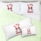 Santa Clause Making Snow Angels Pillow Cases - LIFESTYLE
