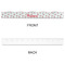 Santa Clause Making Snow Angels Plastic Ruler - 12" - APPROVAL