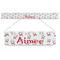 Santa Clause Making Snow Angels Plastic Ruler - 12" (Personalized)