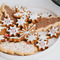 Santa Clause Making Snow Angels Printed Icing Circle - XSmall - On XS Cookies