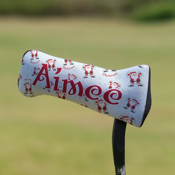 Santa Clause Making Snow Angels Putter Cover - On Putter