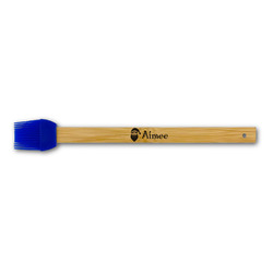 Santa Clause Making Snow Angels Silicone Brush - Blue (Personalized)