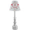 Santa Clause Making Snow Angels Small Chandelier Lamp - LIFESTYLE (on candle stick)