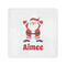 Santa Clause Making Snow Angels Cocktail Napkins (Personalized)