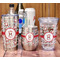 Santa Clause Making Snow Angels Stemless Wine Tumbler - Full Print - In Context