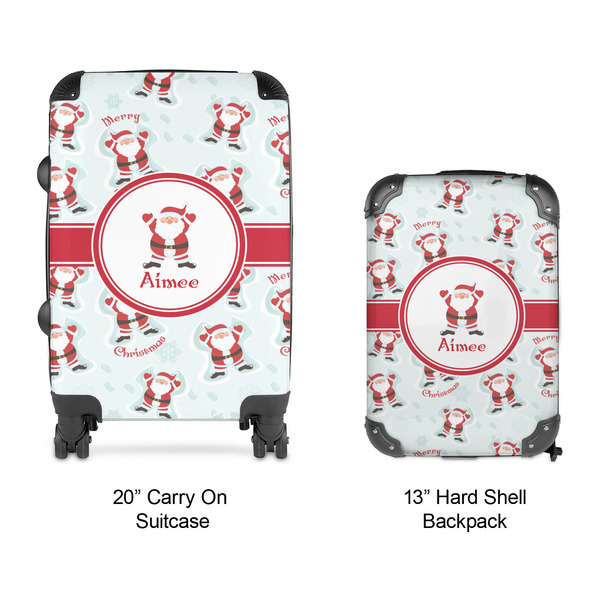 Santa Clause Making Snow Angels Suitcase Set 4 - APPROVAL