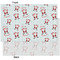 Santa Clause Making Snow Angels Tissue Paper - Heavyweight - XL - Front & Back