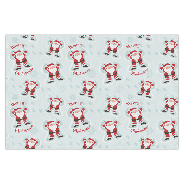 Custom Santa Clause Making Snow Angels X-Large Tissue Papers Sheets - Heavyweight