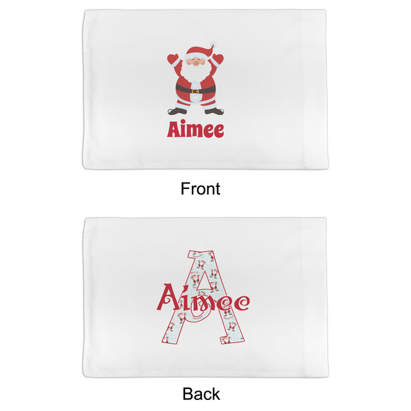 Santa Clause Making Snow Angels Toddler Pillow Case - APPROVAL (partial print)