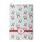 Santa Clause Making Snow Angels Waffle Weave Golf Towel - Front/Main
