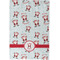 Santa Clause Making Snow Angels Waffle Weave Towel - Full Color Print - Approval Image