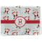 Santa Clause Making Snow Angels Waffle Weave Towel - Full Print Style Image