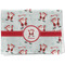 Santa Clause Making Snow Angels Kitchen Towel - Waffle Weave - Full Color Print (Personalized)