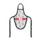 Santa Clause Making Snow Angels Wine Bottle Apron - FRONT/APPROVAL
