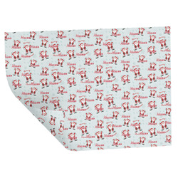 Santa Clause Making Snow Angels Wrapping Paper Sheets - Double-Sided - 20" x 28" (Personalized)