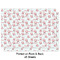 Santa Clause Making Snow Angels Wrapping Paper Sheet - Double Sided - Front