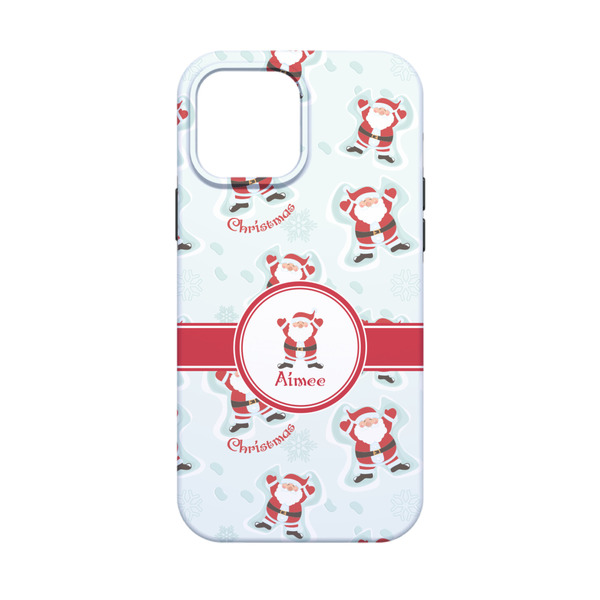 Santa Clause Making Snow Angels iPhone 13 Mini Tough Case - Back