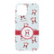 Santa Clause Making Snow Angels iPhone 15 Case - Back
