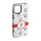 Santa Clause Making Snow Angels iPhone 15 Pro Tough Case - Angle