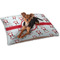 Santa Clause making snow angels Dog Bed - Small LIFESTYLE