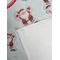 Santa Clause making snow angels Golf Towel - Detail