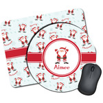Santa Clause Making Snow Angels Mouse Pad (Personalized)