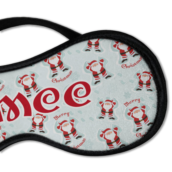 Santa Clause making snow angels Sleeping Eye Mask - DETAIL Large