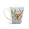 Floral Antler 12 Oz Latte Mug - Front