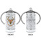 Floral Antler 12 oz Stainless Steel Sippy Cups - APPROVAL