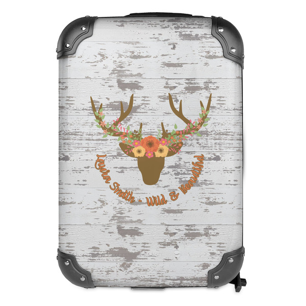 Floral Antler 13" Hard Shell Backpacks - FRONT