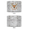 Floral Antler 16" Drum Lampshade - APPROVAL (Fabric)