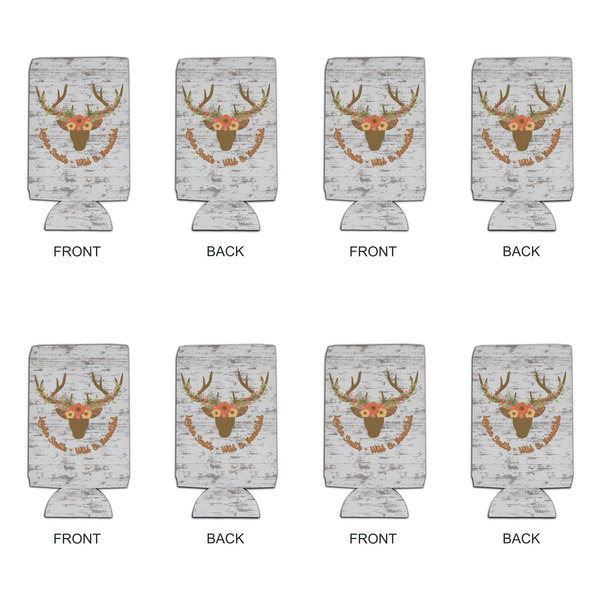 Floral Antler 16oz Can Sleeve - Set of 4 - APPROVAL