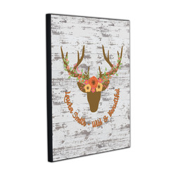 Floral Antler Wood Prints (Personalized)