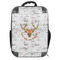 Floral Antler Hard Shell Backpack (Personalized)