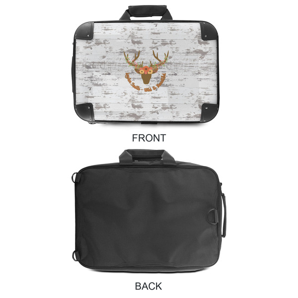 Floral Antler 18" Laptop Briefcase - APPROVAL