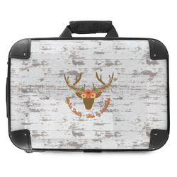 Floral Antler Hard Shell Briefcase - 18" (Personalized)