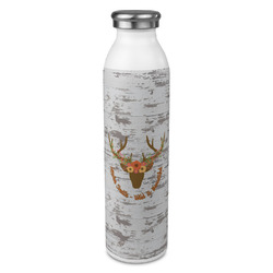 Floral Antler 20oz Stainless Steel Water Bottle - Full Print (Personalized)