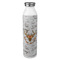 Floral Antler 20oz Stainless Steel Water Bottle - Full Print (Personalized)