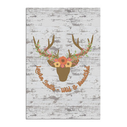 Floral Antler Posters - Matte - 20x30 (Personalized)